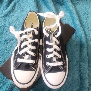 NEW! Converse Kids Black and White Sneakers